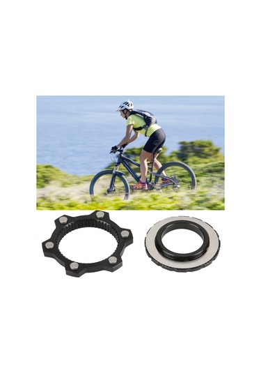 Yunboo Mountain Bike Disk Fren Dönüştürücü: Merkezi Kilitleme'den Altı Çivi'ye, Alüminyum Alaşımlı, Dıy Bisiklet Aksesuarı