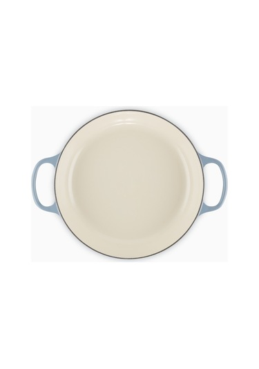 Le Creuset Gourmet Profesyonel Lüks Döküm Tencere Açık Mavi 30 Cm