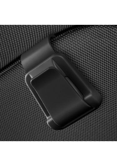 Siyah Araba Güneş Gözlüğü Tutucu, 2 Parça Araç Güneşliği Gözlük Tutucu Klipsi, Araç İçi Gözlük Bileti Kart Düzenleyici Askı Klipsi Aksesuarları