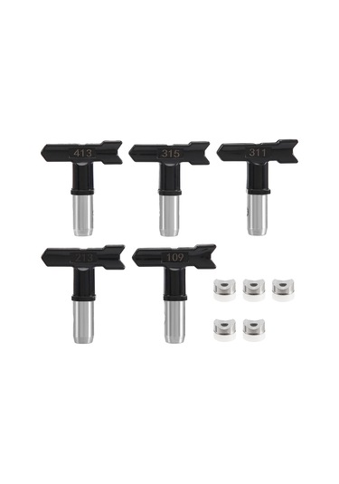 Xurunkeji Parça Sprey Ucu, Tersinir Sprey Ucu, Havasız Sprey Makinesi İçin Havasız Sprey Nozulları 109, 213, 311, 315, 413