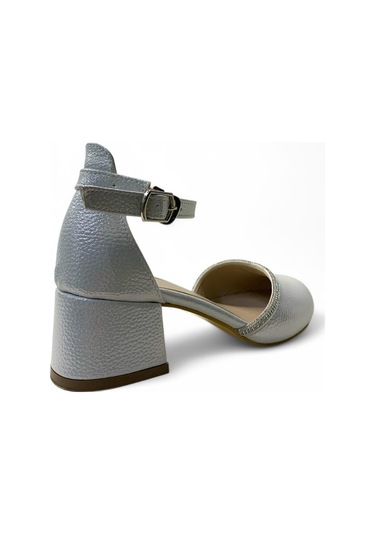 010 Kız Çocuk Topuklu Abiye Ayakkabı Sedef
