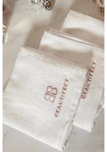 Beautifect Bambu Karışımlı Lüks Yüz Bezleri 3 Lü Doğal & Antibakteriyel Beyaz