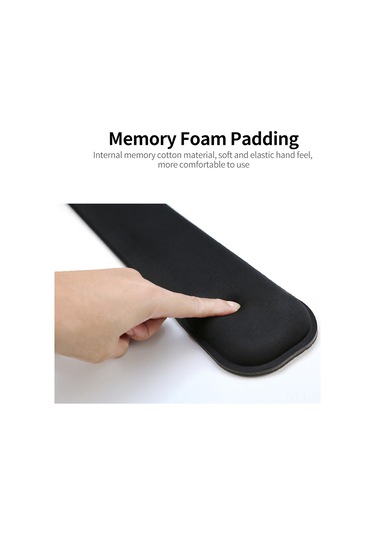 Springsun Klavye Bilek Destekçesi - Memory Köpük Ve Likra Yüzeyli, Ergonomik Tasarım, Ofis Ve Oyun İçin, Pembe Rengi Diğer