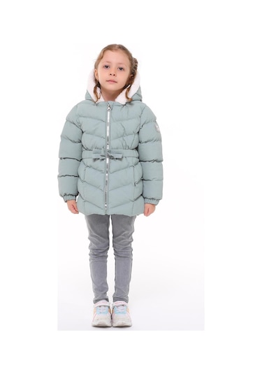 Benitto Kids Kız Bebek Çocuk Mont 51285-yeşil Yeşil