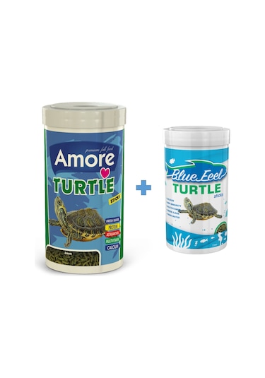 Turtle Sticks 1000ml ve 250ml Kutu Kaplumbağa Yemi
