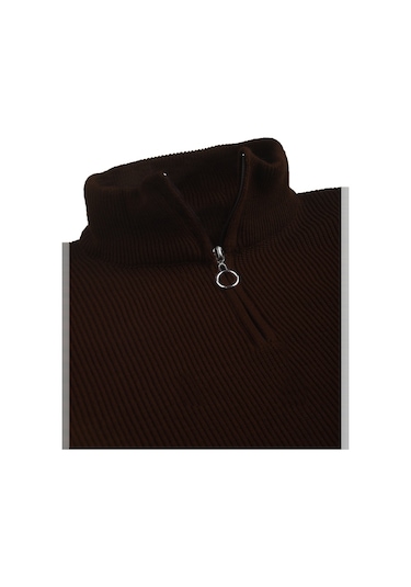 Deepsea Erkek Kahve Yarım Fermuarlı Oversize Kesim Triko Kazak %100 Pamuk, Yumuşak Dokulu Örgü Kazak 2608511 Kahve Deepsea Erkek Kahve Yarım Fermuarlı Oversize Kesim Triko Kazak %100 Pamuk, Yumuşak Dokulu Örgü Kazak 2608511 Kahve