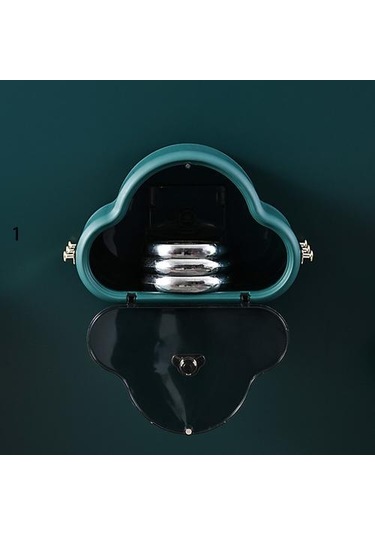 Tuvalet Duvar Asılı Doku Depolama Kağıt Tutucu Kanca Ile Banyo Ev Dekorasyon Yok Yumruklu Bulut Şekilli Dağıtıcı Taşınabilir Tuvalet Kağıdı Sahipleri 16.5 x 12.2 x 11.2 CM