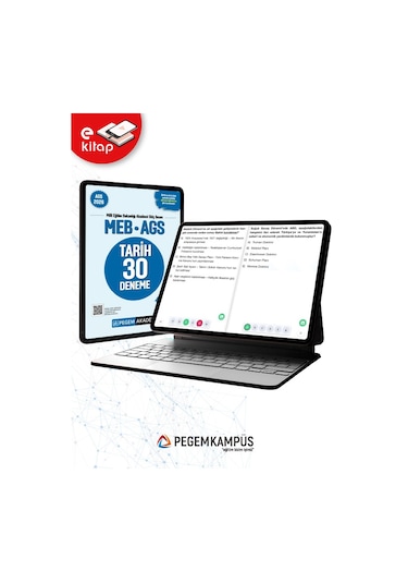 2026 Meb-ags Tarih Tamamı Çözümlü 30 Deneme E-kitap