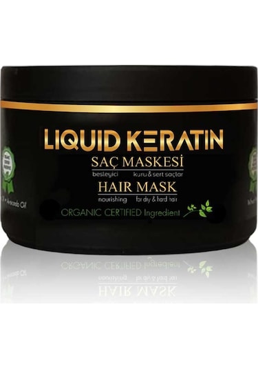 Liquid Keratin Organik Saf Keratinli Saç Maskesi 250 ML
