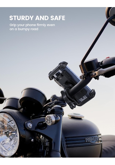 Lamicall Motosiklet Ve Bisiklet Telefon Tutucu Ayarlanabilir Bp03b