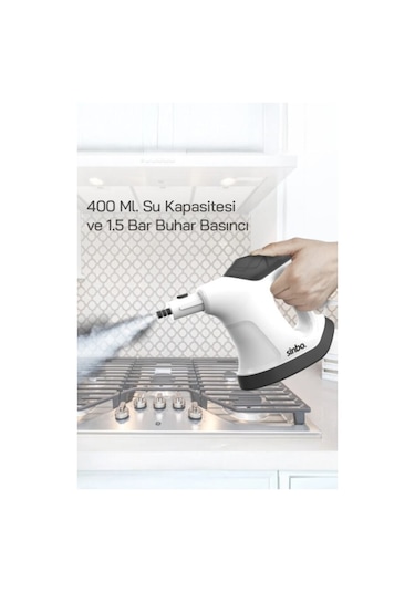 Sinbo SSC-6424 9 In 1 Çok Fonksiyonlu El Tipi Basınçlı Buharlı Temizlik Makinesi