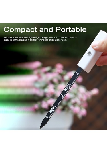 Skycity Toprak Nem Ölçer, Bitki Bakımı İçin Doğru Nem Seviyesi Tespit Cihazı P401 Dışarıda Satılan Sürüm, Pil Yok