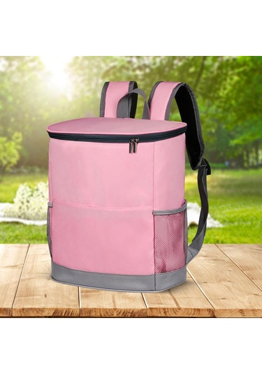 Suntek Soğutucu Sırt Çantası Yalıtımlı Yumuşak Pembe