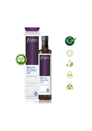 Aizen Black Cumin Oil Çörek Otu Yağı 250 ML