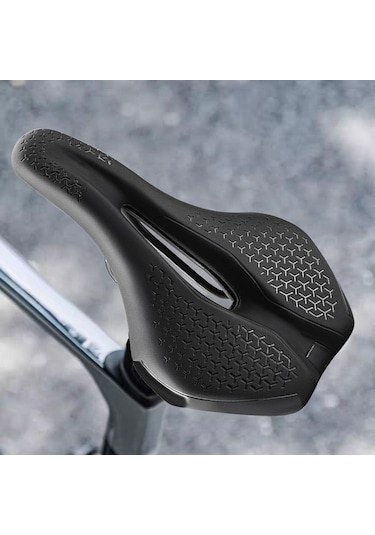 Homyl Bisiklet Koltuğu Rahat Şok Emici Erkekler Kadınlar Siyah