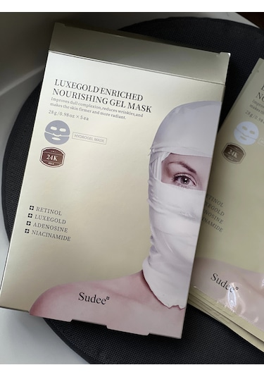 Sudee Luxegold Kırışıklıkları Azaltan Jel Maskesi 5adet