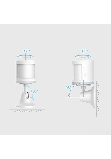 Yunboo Aqara Hareket Sensörü İçin 360 Dönebilen Dayanıklı Taban Tutucu 1 Adet