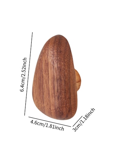 Suntek Yurt Yatak Odası Ev Için Ahşap Duvar Kanca Minimalist Üçgen