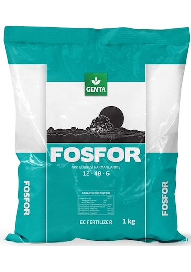 Genta Fosfor (1 KG) | 12- 48- 6 | Çiçeklendirme Ve Köklenme Gübre