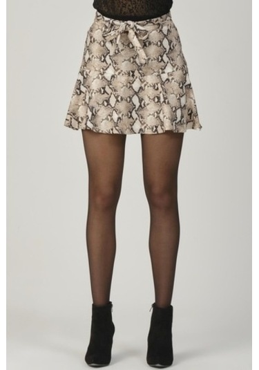 Shahiqa Kadın Desenli Volanlı Etek