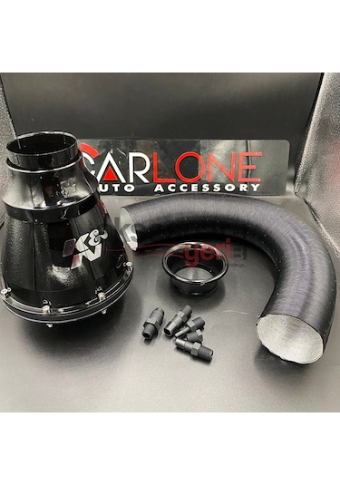 K&n Performans Artırıcı Apollo Tip Açık Hava Filtresi 6.5cm Siyah Renk - Yüksek Performans