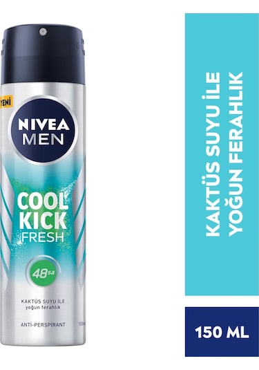 Nivea Coll Kick Fresh Erkek Sprey Deodorant 150 ML