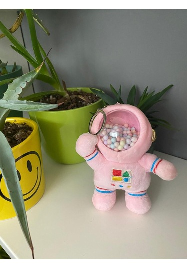 Astronot Peluş Figürlü Büyük Boy Anahtarlık