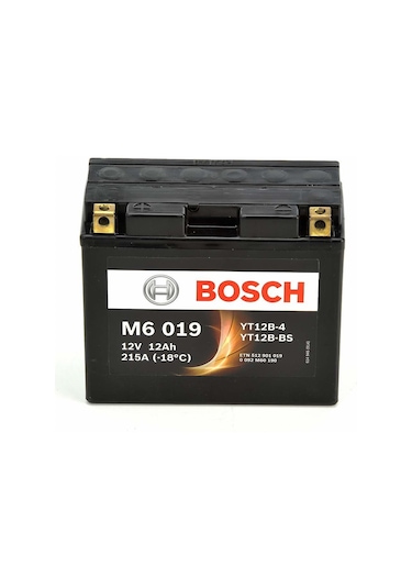 Bosch 12A (YT12b-4 / YT12B-BS) M6019 AGM Motosiklet Aküsü