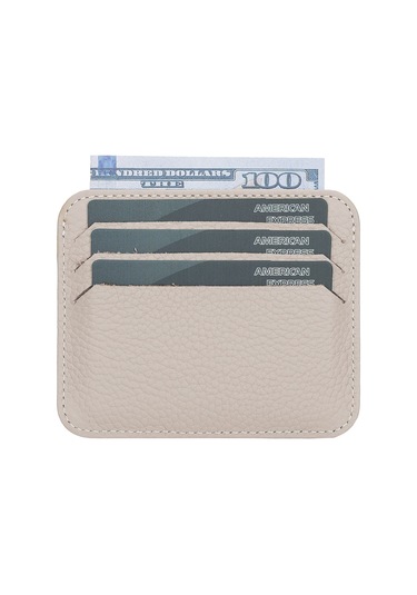 Toyigoo Toyigoo Pedro Slim Deri Kartlık Erc3 Bej