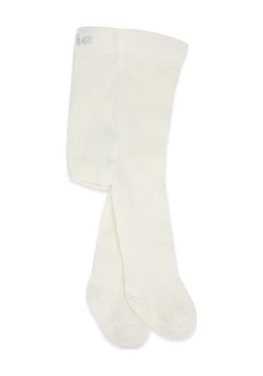 Bistyle Basic Penye Tekli Külotlu Çorap Bs1000 Ekru 001