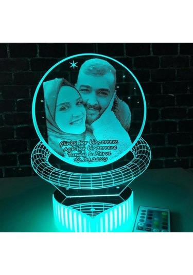 Sevgililer Günü Anneler Günü Hediyesi 16 Renkli Kumandalı