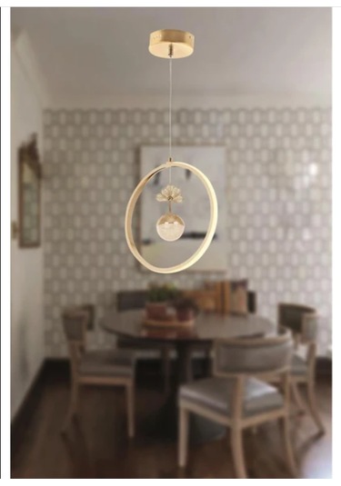 Modern Led Avize 3 Işık Rengi Beyaz-sarı- Gün Işığı