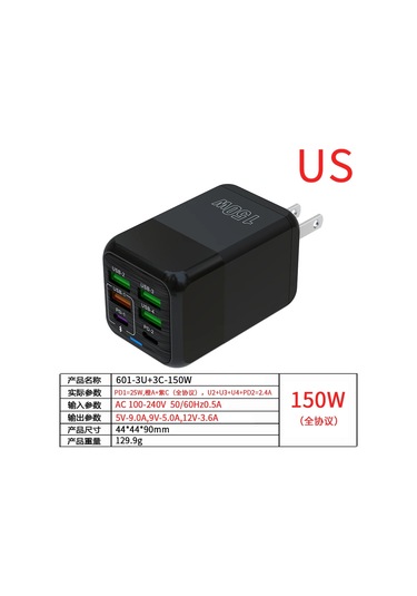 Snapbuy150w Hızlı Şarj Usb-c Duvar Adaptörü Pd 3.0 İphone Uyumlu 15 Xiaomi Huawei Samsung Oneplus Bizedistribütör Garantili