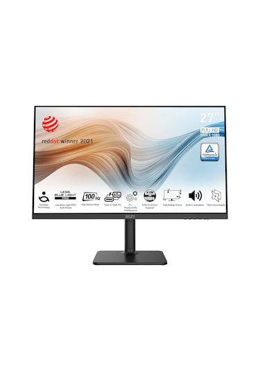 MSI Modern MD272XP 27" 1 MS 100 Hz FreeSync Full HD IPS LED Monitör