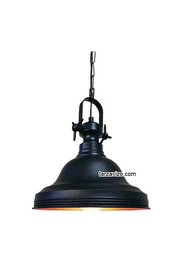 Tarzavize Trt8 Dekoratif Siyah Retro Sarkıt Avize