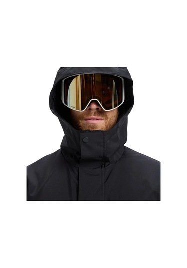 Quiksilver Quıksılver Mıssıon Solıd Jk Erkek Anthracite - Solid Snowboard Ceketi Eqytj03523-11793 Siyah