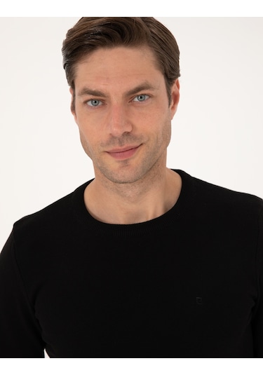 Pierre Cardin Erkek Siyah Kazak /triko 50315509-vr046 Siyah