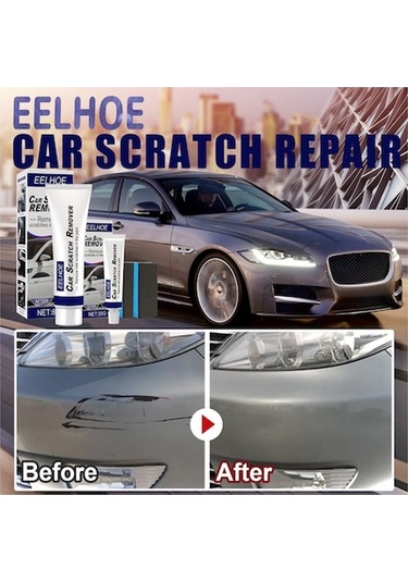 Besthome1 Eelhoe 80g Otomobil Çizik Tamir Kiti - Cila Ve Parlatıcı Wax Seti Kutulu