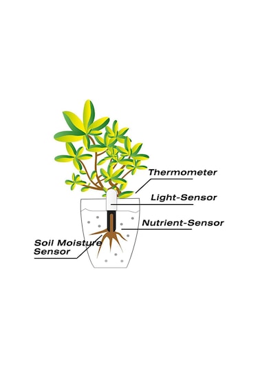 Geeroyoo Akıllı Bitki Toprak Test Cihazı - 4'ü 1 Arada Nem, Işık, Sıcaklık Ve Besin Ölçer Not: 111 Karakter Sınırına Uygun Olarak 98 Karakterdir