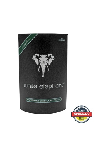 White Elephant 9mm Kömürlü Pipo Filtresi 250li Paket 352475