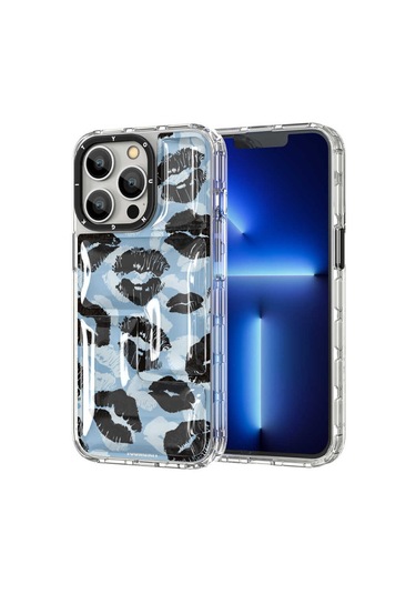 Youngkit iPhone Uyumlu 13 Pro Kılıf YoungKit Leopard Article Serisi Kapak ZORE-267396