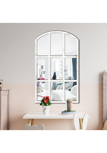 Suntek Kemerli Bölmesi Ayna Taklit Aynası Izgara Duvar Beyaz