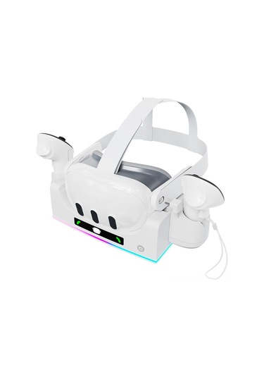 İplay Evrensel Vr Depolama Rafı Rgb Aydınlatmalı Şarj Duvar Montajı 001