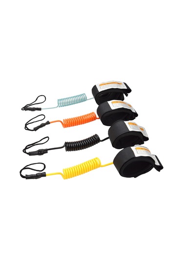 Neevoyu Tpu Malzeme Sürf Tahtası Güvenlik Kemer, 55.5-160cm Uzunluk, 5mm Çap, Ayak Bileği Döngüsü, Turuncu Renk