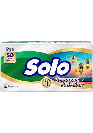 Solo Süper Peçete 250 Li X 2 Paket