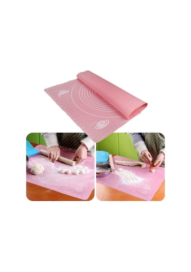 Silikon Hamur Açma Matı Ölçekli 40X50 Cm.