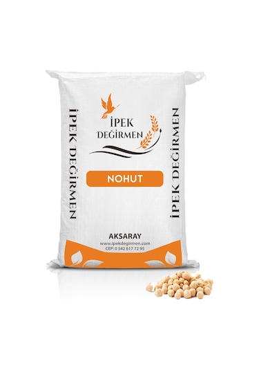 İpek Değirmen Koçbaşı İri Kabak Yemeklik Nohut 10 KG
