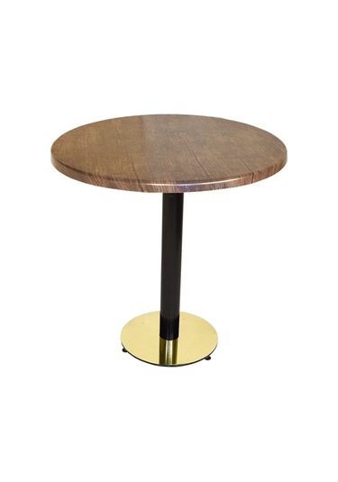 Beymobilya Karanfil Werzalit Yuvarlak Gold Masa Q80 (545562247)