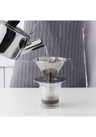 Filtre Kahve Seti, Paslanmaz Çelik, 3 Parça 500ml