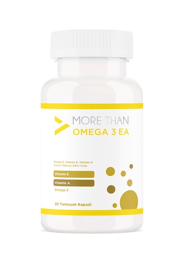 More Than Omega 3 EA Takviye Edici Gıda 30 Yumuşak Kapsül